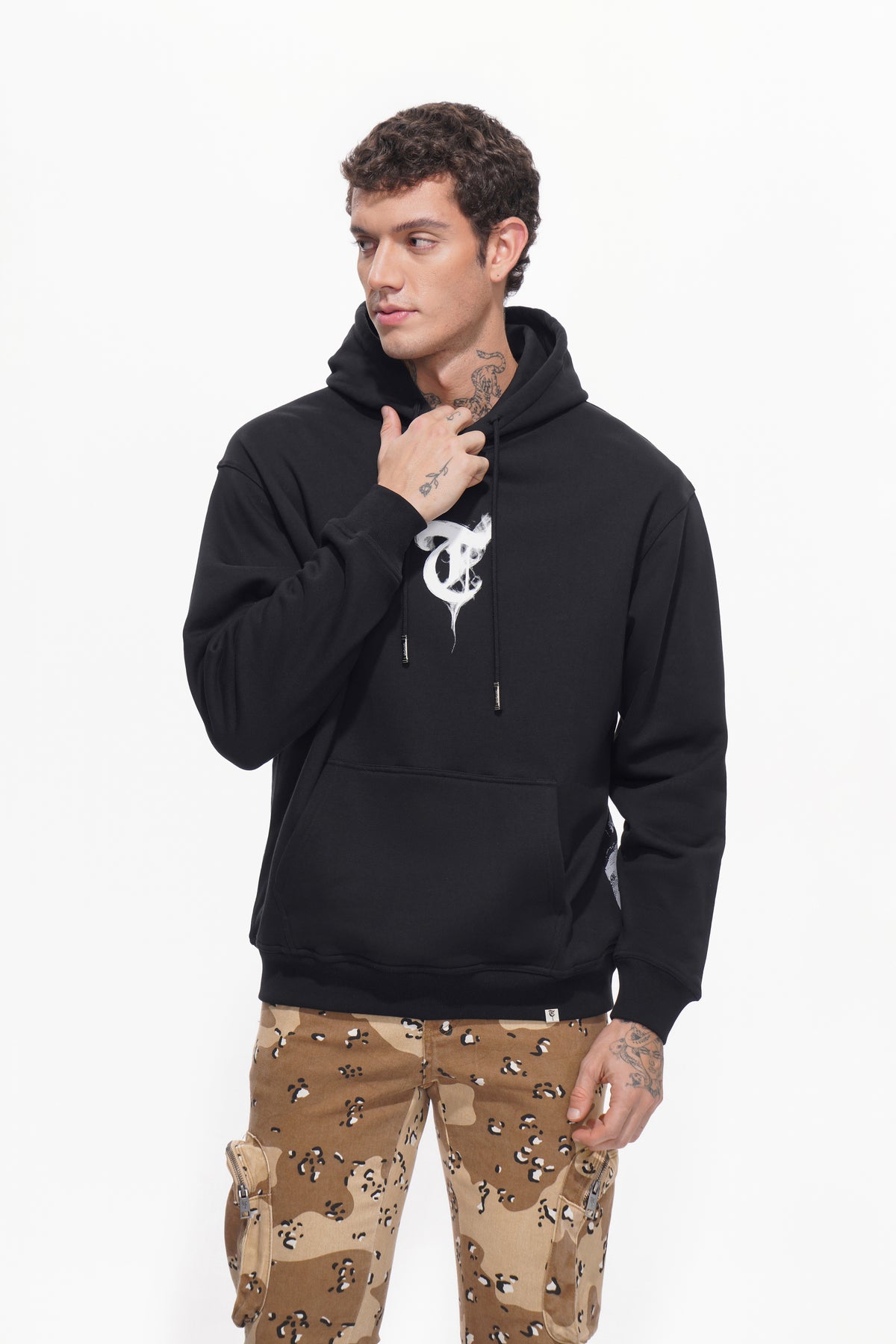 BURN LIKE THE SUN  Black Hoodie-