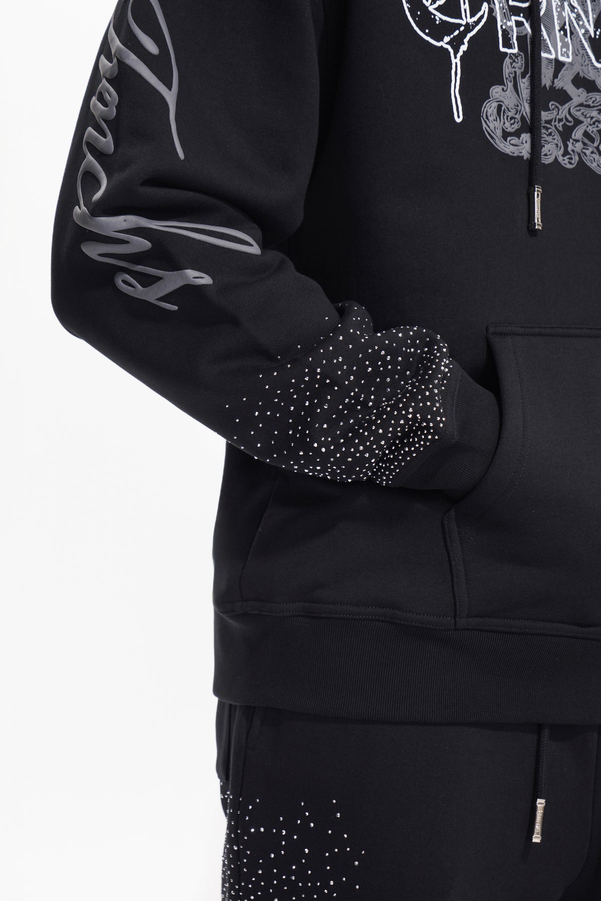 CODE OF THE TRNCHS Black Hoodie-