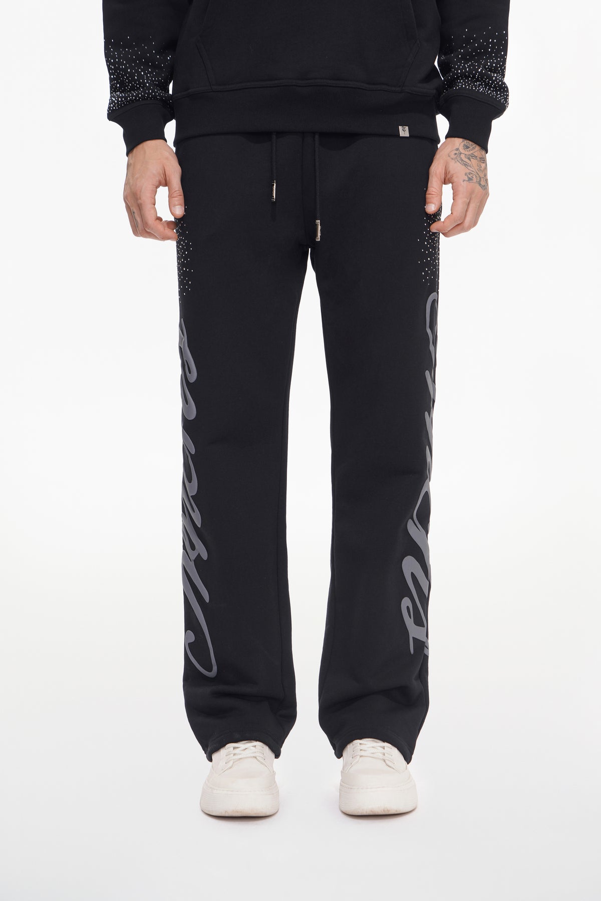 CODE OF THE TRNCHS Black Pants-