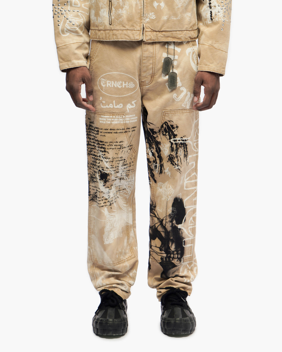 Built By Blood Vintage Light Khaki Straight Fit Jeans
