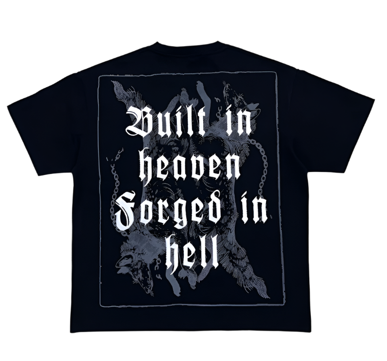 LEAD THE PACK Black Tee-