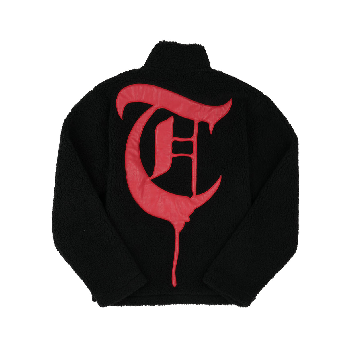 WOOL SWEATER Black/Red Sweater -