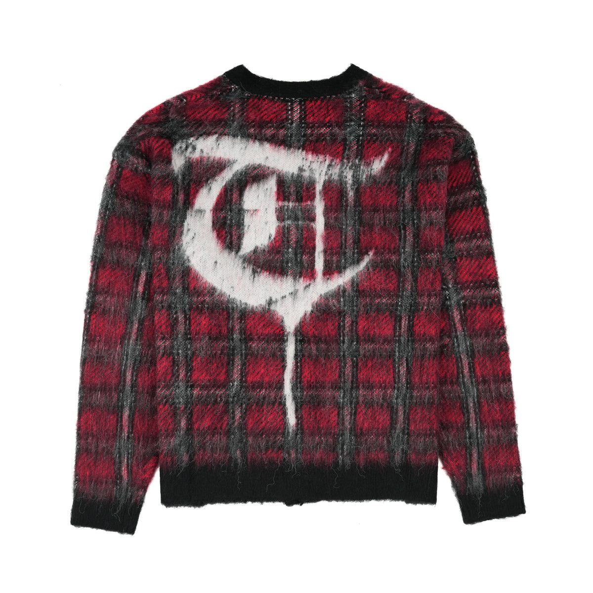 CARLTON BANKS Red/Black Cardigan -