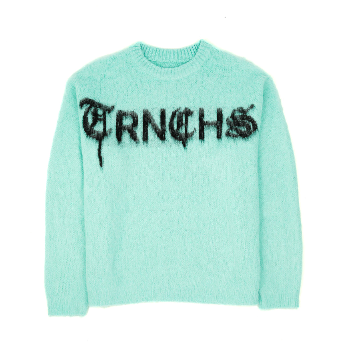 MOHAIR SWEATER Blue/Green-