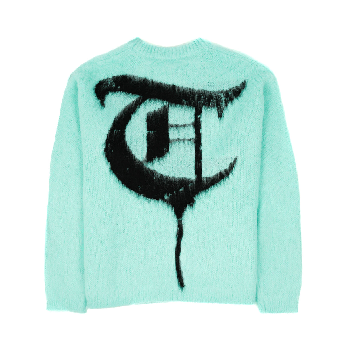 MOHAIR SWEATER Blue/Green-